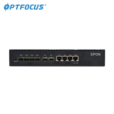 Cổng 1G/10G GPON EPON OLT 20km Khoảng cách truyền 300mm*440mm*45mm Kích thước